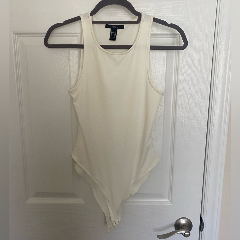 Forever 21 White Bodysuit
